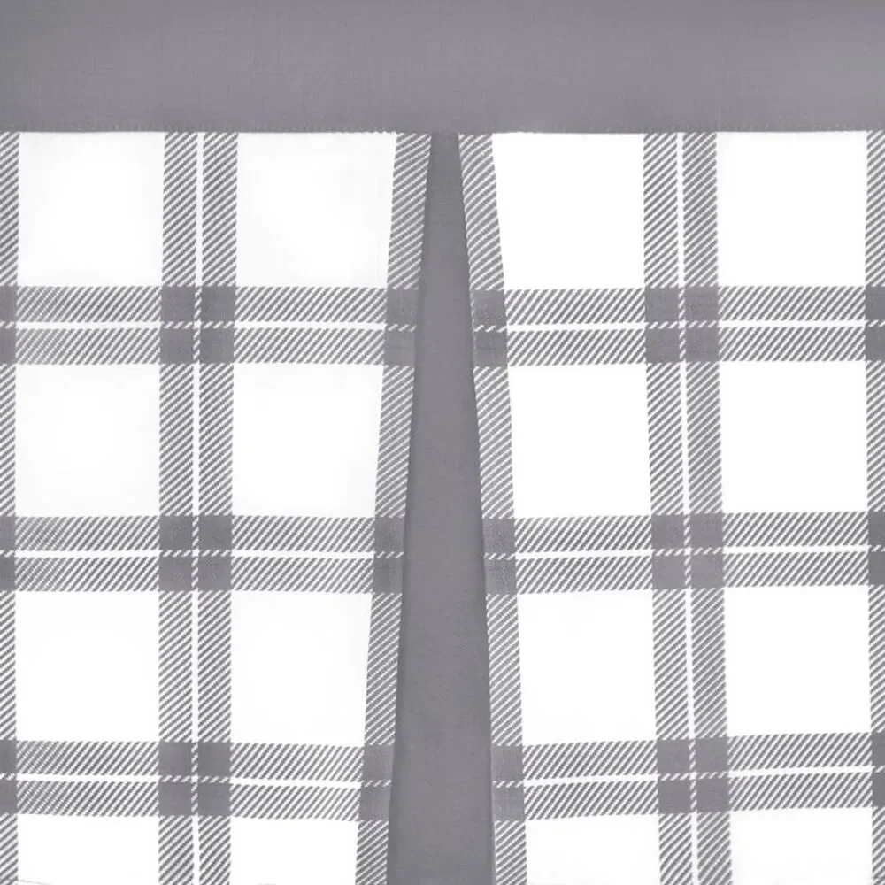 Achim Home Furnishing: Tate Windowpane Plaid Printed Tier & Valance Window